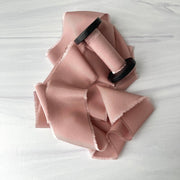 Mauve - Heirloom Habotai Silk Ribbon