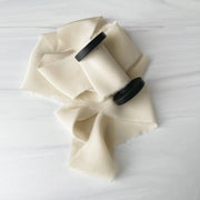 Alabaster - Classic Crepe Silk Ribbon