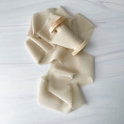 Sand - Classic Crepe Silk Ribbon