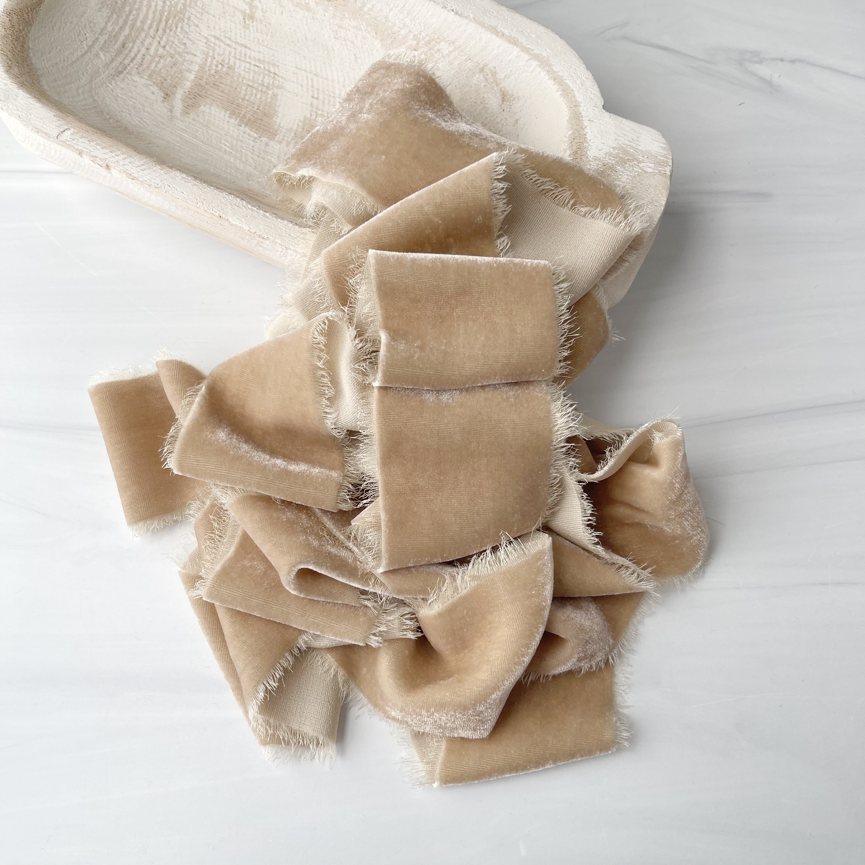 新品) LETICIA Ribbon-VELVET Oat Silk Velvet Ribbon – HoneySilks & CO