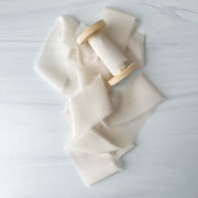Subtle Pearl - Classic Crepe Silk Ribbon