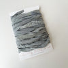 Hand Dyed Recycled Chiffon Ribbon - Steel