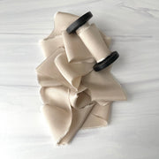 Crisp Champagne - Heirloom Habotai Silk Ribbon