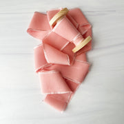 Autumn Coral - Heirloom Silk Ribbon