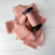 Smokey Rose - Classic Crepe Silk Ribbon