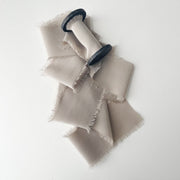 Mushroom - Classic Crepe Silk Ribbon