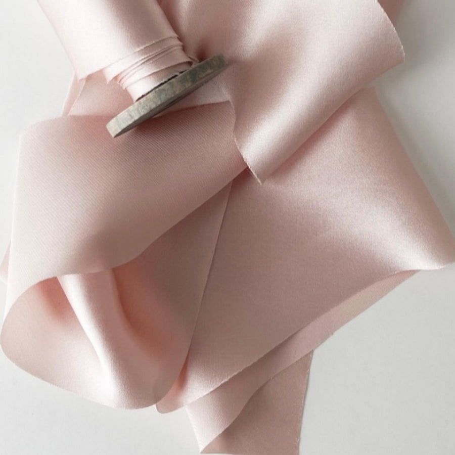 Antique Rose - Dual Texture Silk Ribbon