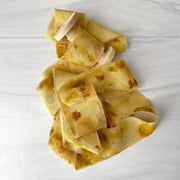 Eco Print Golden - Hand Frayed Cotton Ribbon