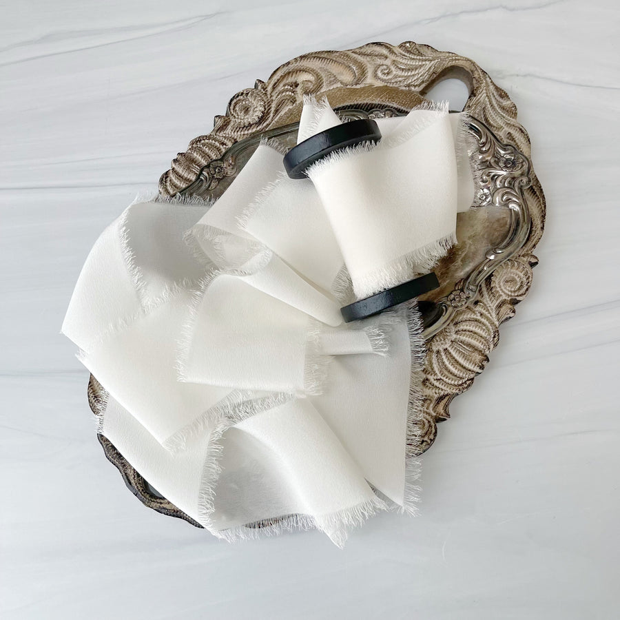 Off White - Classic Crepe Silk Ribbon