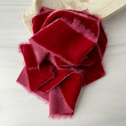 Strawberry Jam Silk Velvet Ribbon