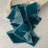 Favorite Teal Silk Velvet Ribbon
