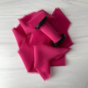 Fuschia - Classic Crepe Silk Ribbon