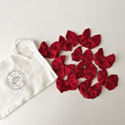 Bitty Bow Set of 10 - Red