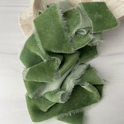 Fern Silk Velvet Ribbon