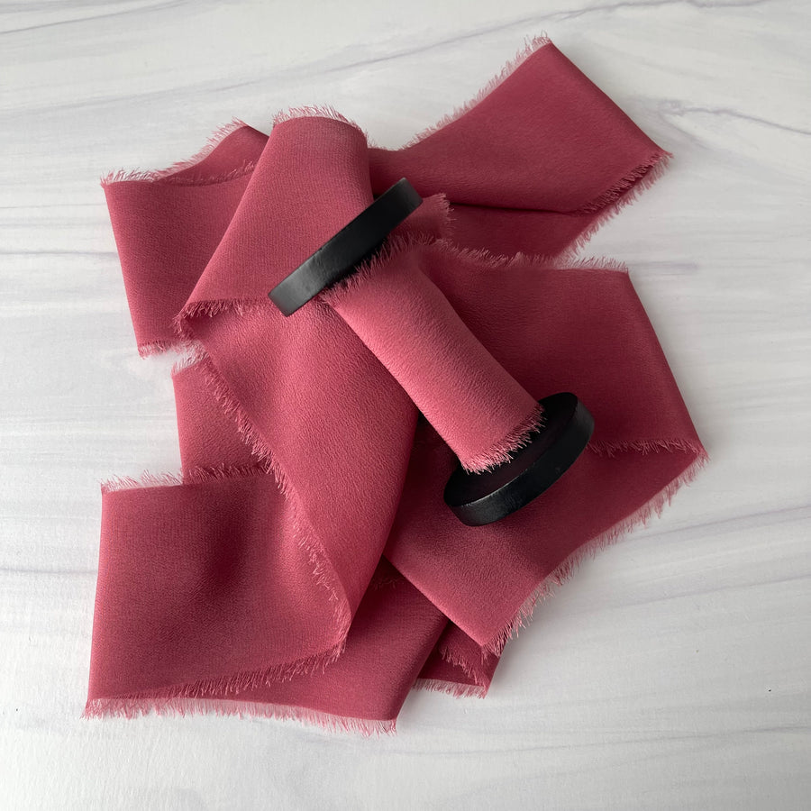 Berry - Classic Crepe Silk Ribbon