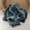Blue Carbon Silk Velvet Ribbon