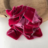 Bright Berry Silk Velvet Ribbon