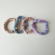 SET OF FOUR - 25mm Skinny Scrunchies