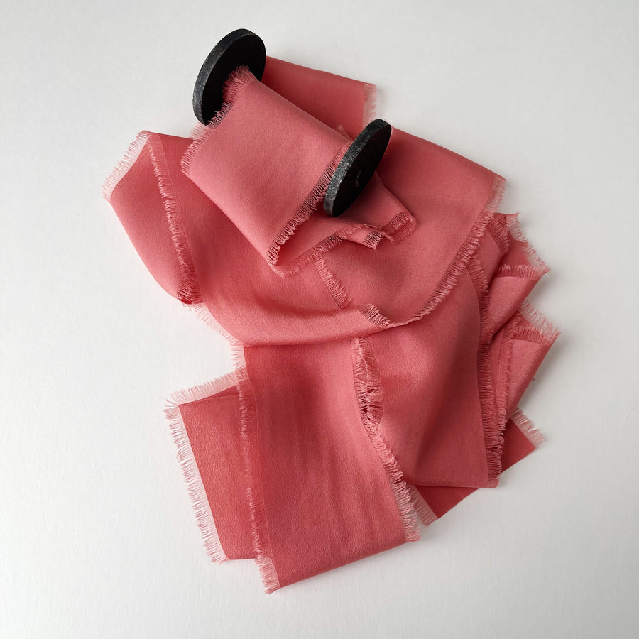 Dusted Rose - Classic Crepe Silk Ribbon