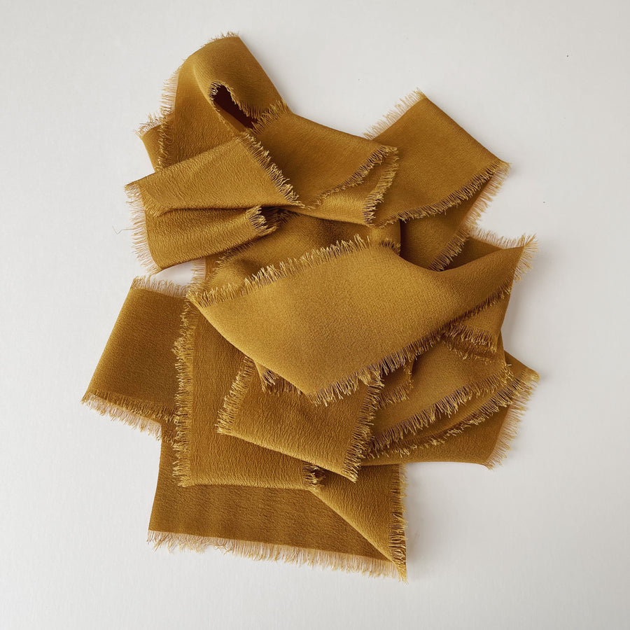 Deep Honey - Classic Crepe Silk Ribbon