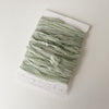 Hand Dyed Recycled Chiffon Ribbon - Springy