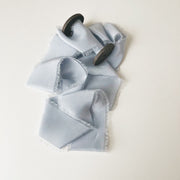 Dusty Blue - Classic Crepe Silk Ribbon