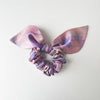 Pink Cosmic Unicorn - 25mm Silk Bow Scrunchie