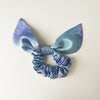 Teal Cosmic Unicorn - 25mm Silk Bow Scrunchie