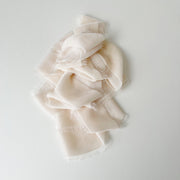 Touch of Cream Velvet Silk Ribbon