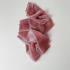 Pink Garnet Velvet Silk Ribbon