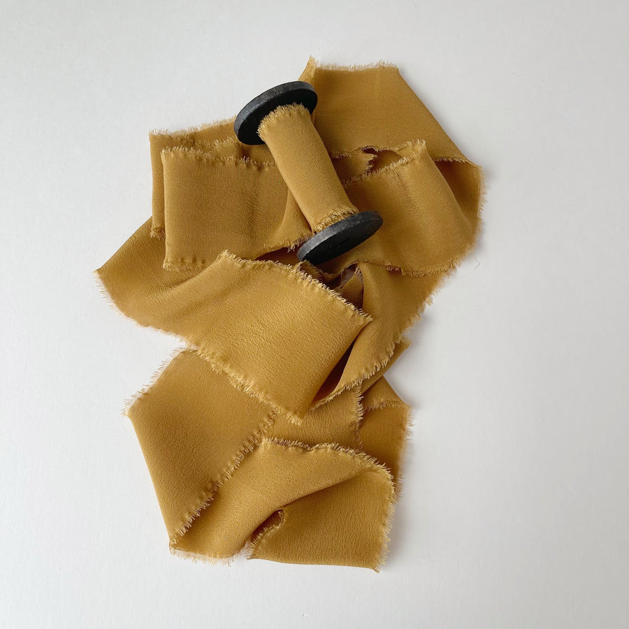 Deep Honey - Classic Crepe Silk Ribbon