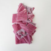 Fuchsia Pink Velvet Silk Ribbon