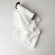 Soft White - Classic Crepe Silk Ribbon