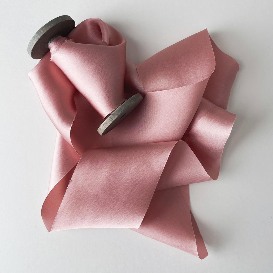 Desert Rose - Dual Texture Silk Ribbon