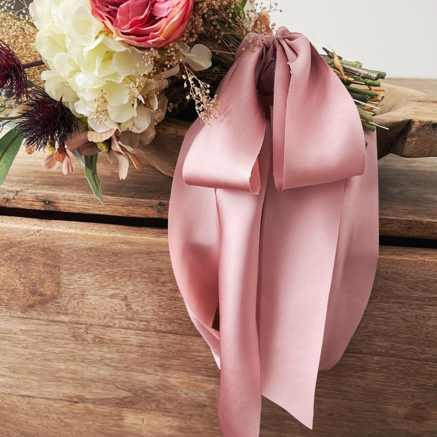 Desert Rose - Dual Texture Silk Ribbon