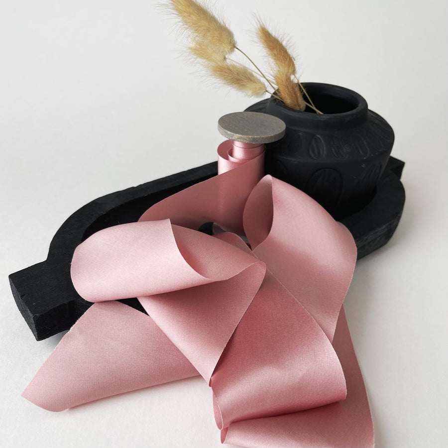 Desert Rose - Dual Texture Silk Ribbon