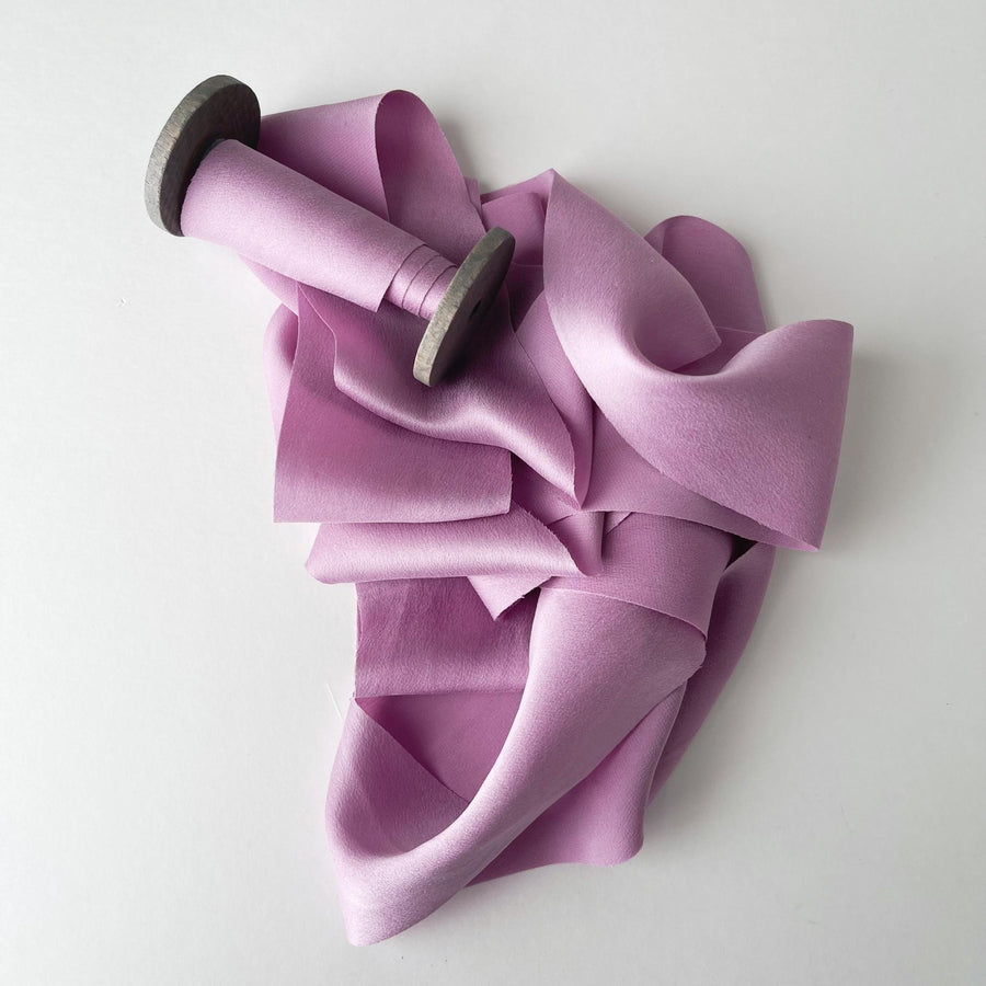 Orchid - Dual Texture Silk Ribbon