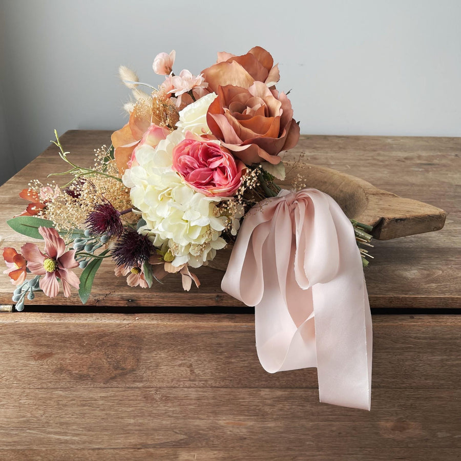 Pale Blush - Dual Texture Silk Ribbon