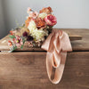 Pale Terra Cotta - Dual Texture Silk Ribbon