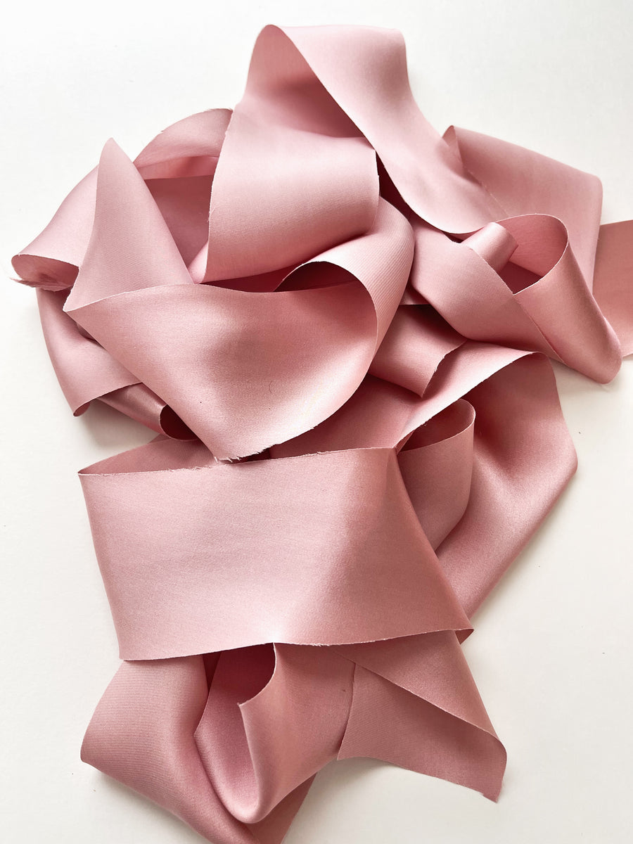 Desert Rose - Dual Texture Silk Ribbon – HoneySilks & CO