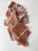 Warm Chestnut Velvet Silk Ribbon