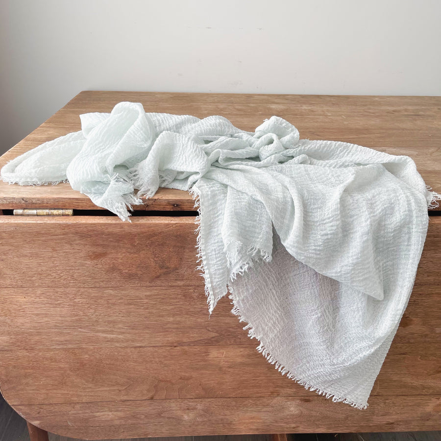Raveled Styling Cloth - Palest Blue Gray