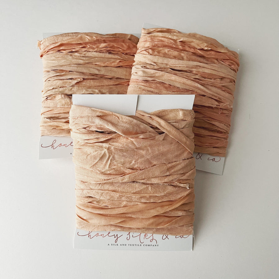 Vintage Peach - Recycled Chiffon