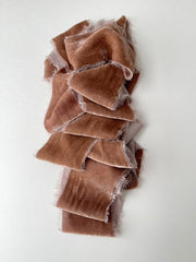 Thistle Velvet Silk Ribbon