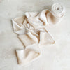 Creamy Barely Beige Silk Velvet Ribbon